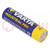 Battery: alkaline; 1.5V; AA; non-rechargeable; Industrial PRO