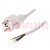 Cable; 3x1.5mm2; CEE 7/7 (E/F) plug,wires,SCHUKO plug; PVC; 5m