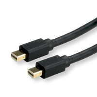 ROLINE Câble Mini DisplayPort v1.4, mDP M - mDP M, noir, 1 m