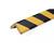 Knuffi Wallprotection Kit Typ H+, gelb/schwarz, zum Verschrauben, Länge: 1,0 m