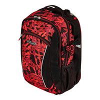 Herlitz Ultimate Graffiti Rucksack Sport-Rucksack Schwarz, Rot Polyester