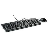 Hewlett Packard Enterprise USB Keyboard and Mouse, PVC Free, Intl clavier Souris incluse QWERTY Noir