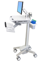 Ergotron StyleView EMR Cart with LCD Arm Blanco Panel plano Carro multimedia