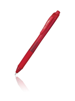 Pentel Energel X Bolígrafo de gel de punta retráctil Rojo 12 pieza(s)