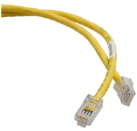 Panduit NetKey, Cat6, 1m hálózati kábel Sárga U/UTP (UTP)