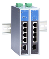 Moxa EDS-G205A-4PoE-1GSFP-T Unmanaged Power over Ethernet (PoE) Grau