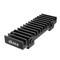 Akasa Gecko Pro Dysk SSD Radiator Czarny 1 szt.