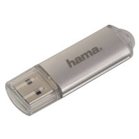 Hama Laeta FlashPen, USB 2.0, 128GB unidad flash USB USB tipo A Plata