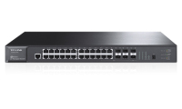 TP-Link T3700G-28TQ Gestionado L2/L3 Gigabit Ethernet (10/100/1000) 1U Negro