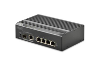 Digitus DN-650103 switch No administrado Fast Ethernet (10/100) Energía sobre Ethernet (PoE) Negro