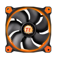 Thermaltake Riing 12 Computer case Fan 12 cm Black, Orange