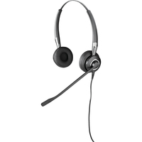 Jabra BIZ 2400 Duo Headset Vezetékes Fejpánt Iroda/telefonos ügyfélközpont Bluetooth Fekete