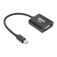 Tripp Lite P137-06N-VGAB Adaptador Convertidor Activo de Video Keyspan Mini DisplayPort a VGA, (M/H), Negro, 152 mm [6 Pulgadas]