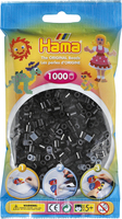 Hama Beads 207-18 Bag 1000 Beads Black
