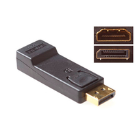 ACT AB3985 cambiador de género para cable DisplayPort HDMI Negro
