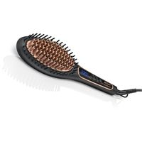 Arzum AR5036 haarstyler Straightening stijlborstel Warm Zwart, Cappuccino