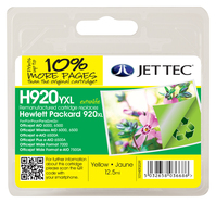 Jet Tec H920YXL inktcartridge 1 stuk(s) Compatibel Geel