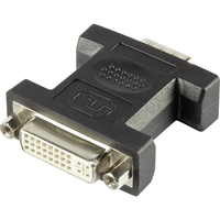 Renkforce RF-4212234 tussenstuk voor kabels VGA DVI-I Zwart