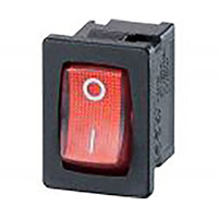 Bachmann 924.110 interruptor eléctrico Interruptor oscilante 1P Negro, Rojo