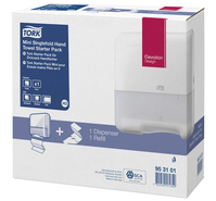 Tork 953101 dispensador de toallas de papel Dispensador de toallas de papel en hojas Blanco