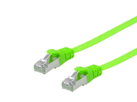 Equip Cat.6A U/FTP Flat Patch Cable, 3.0m, Green