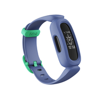 Fitbit Ace 3 PMOLED Opaska do monitorowania aktywności Niebieski, Zielony