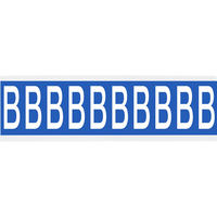 Brady CNL1B B self-adhesive label Rectangle Removable Blue, White 250 pc(s)