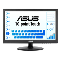 ASUS VT168HR computer monitor 39.6 cm (15.6") 1366 x 768 pixels WXGA LED Touchscreen Black