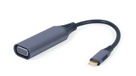Cablexpert A-USB3C-VGA-01 adaptador de cable de vídeo 0,15 m USB Tipo C VGA (D-Sub) Gris