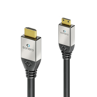 sonero S-HC200-010 cable HDMI 1 m HDMI tipo A (Estándar) HDMI Type C (Mini) Negro