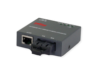ROLINE 21.13.1132 konwerter sieciowy 100 Mbit/s Czarny