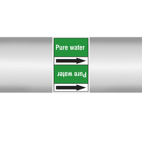 Brady PURE WATER 100X33RL-T3-P03 selbstklebendes Etikett Rechteck Permanent Grün, Weiß