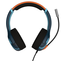 PDP Airlite Glow Kopfhörer Kabelgebunden Kopfband Gaming Schwarz, Blau, Orange