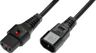 Microconnect PC1021 Stromkabel Schwarz 2 m C13-Koppler C14-Koppler