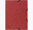Exacompta 55405E Aktenordner Pressspan Rot A4