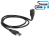 DeLOCK 1m 2xUSB3.0-A USB kábel USB 3.2 Gen 1 (3.1 Gen 1) USB A Fekete