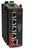 Red Lion SLX-5EG-1 network switch Unmanaged Gigabit Ethernet (10/100/1000) Power over Ethernet (PoE) Black, Red