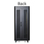 LOGON RSL26U61BL armario rack 26U Rack o bastidor independiente Negro