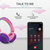 Trust Comi Headset Vezeték nélküli Fejpánt Hívás/zene Micro-USB Bluetooth Kék, Rózsaszín, Lila