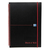 Hamelin 100080140 writing notebook A5 140 sheets Black, Red