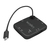 LogiLink UA0345 Schnittstellen-Hub USB 2.0 Micro-B 480 Mbit/s Schwarz