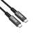 CLUB3D USB4 gecertificeerd Type-C Gen3x2 bidirectionele kabel (40Gbps 8K60Hz 100W Power delivery M-M 0,8 m)