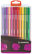 STABILO Pen 68, premium viltstift, ColorParade, antraciet/roze, met 20 kleuren