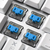 Sharkoon PureWriter TKL RGB Blue Tastatur USB QWERTY US Englisch Weiß