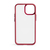 Techair TAPIC032 telefontok 13,7 cm (5.4") Borító Vörös, Átlátszó