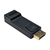 Tripp Lite P136-000-1 zmieniacz płci / kabli DisplayPort HDMI Czarny