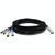 AddOn Networks ADD-QDESIN-PDAC3M InfiniBand/fibre optic cable 3 m QSFP+ 4x SFP+ Black