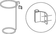 Edelstahl Schirmhalter aus hochwertigem Edelstahl Edelstahl Schirmhalter mit