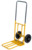 Gepäckkarre, Sackkarre, Vollgummiräder, 800 x 430 x 1150mm, Tragfähigkeit 150 kg, gelb