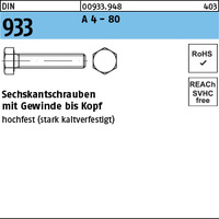 DIN 933 A 4-80 M 24 x 100 A 4-80 VE=S